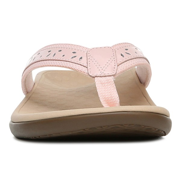 Vionic Sandals Ireland - Casandra Toe Post Sandal Pink - Womens Shoes Online | QWSTA-2840